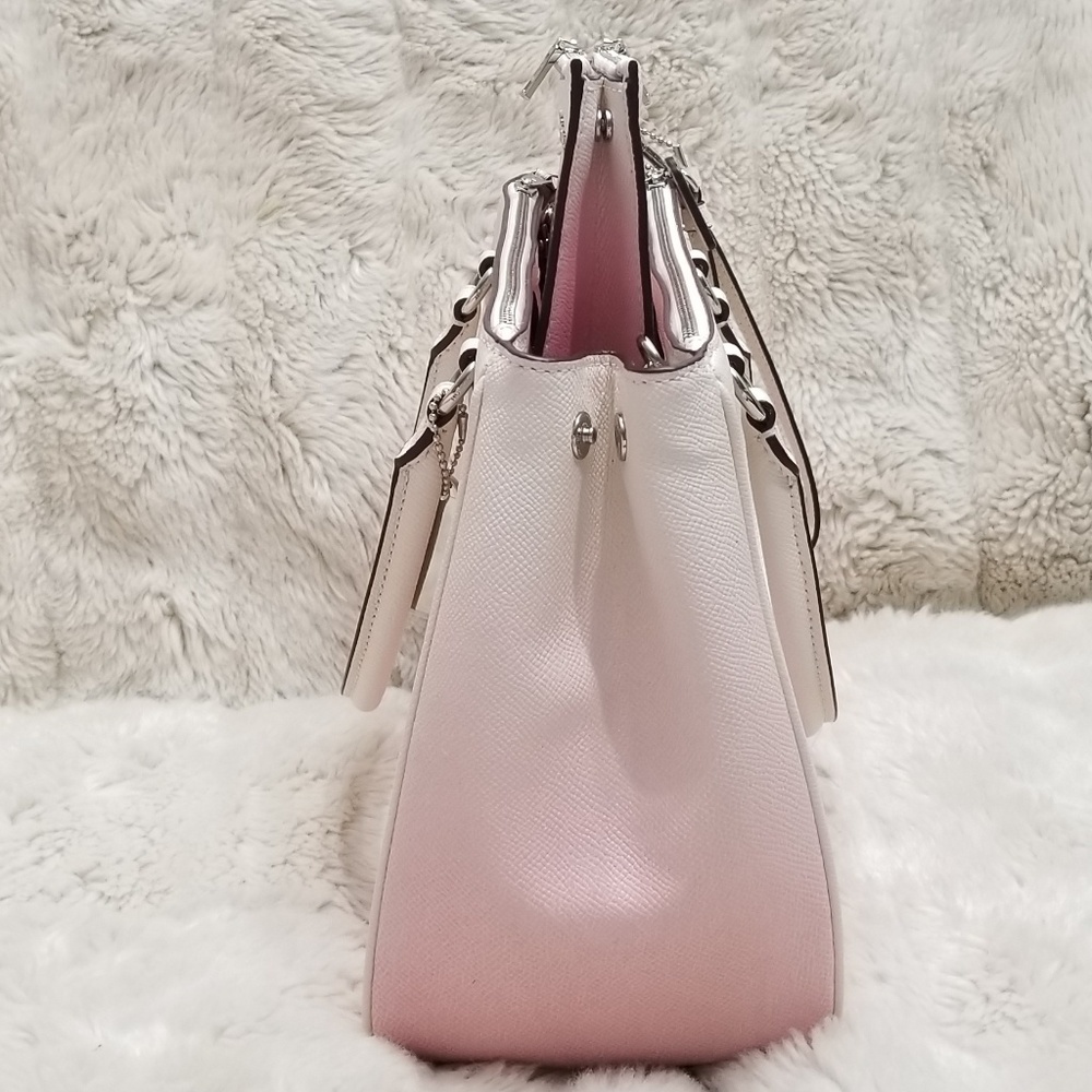 🚫SOLD🚫NWT 2 PC COACH PINK LEATHER OMBRE SET - Picture 3 of 8